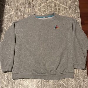 Gray Crewneck Sweatshirt ALDI grey logo XL